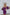 ELAGIA purple puffed sleeve mini prom dress front view - 3 piece women's suit style business outfit