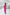 ELAGIA Fuchsia Satin Long Sleeve Maxi Dress - detail shot highlighting luxurious pink satin material and construction