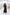 ELAGIA black thigh-slit maxi dress back view - purple business suit women, 3 piece women's suit silhouette