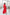 ELAGIA red maxi dress back angle showing dramatic thigh slit - 3 piece women's suit elegant design