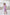 ELAGIA lavender puff sleeve midi dress - front view. Purple business suit women style with elegant silhouette.