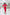 ELAGIA red long sleeve top and maxi skirt 2-piece set - front view of womens red suit set