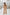 ELAGIA beige belted double breasted suit 2-piece back view showing tailored fit and purple business suit women style