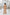 ELAGIA beige belted double breasted suit 2-piece styled on model - purple business suit women professional look