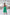 ELAGIA green high waist slit cuff culottes - close-up of slit cuff detail on green business suit pants