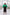 ELAGIA green puff sleeve V-neck blouse styled look - womens green suit green business suit outfit