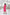 ELAGIA crimson square neckline midi dress detail shot - tailored 3 piece women's suit aesthetic in rich red