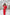 ELAGIA red square neckline midi dress front view - 3 piece women's suit purple business suit women style