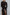 ELAGIA Black High Neck Side-Slit Midi Dress - close-up detail of high neck collar and fabric construction