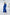 Blue Puff Sleeve Wrap Dress - front view | ELAGIA