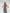 ELAGIA Grey Julie Sleeveless Dress side angle view - structured purple business suit women silhouette
