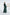 Emerald Puff Sleeve Wrap Dress - back view | ELAGIA