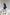 ELAGIA blue backless puff sleeve mini dress - fabric texture detail view, 3 piece women's suit tailoring