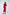 Red Backless Puff Sleeve Midi Dress - side view | ELAGIA