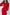 Red Backless Puff Sleeve Midi Dress - close-up detail | ELAGIA