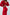 Red Backless Puff Sleeve Midi Dress - back view | ELAGIA