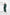ELAGIA emerald puff sleeve wrap dress front view - green midi dress with tie waist