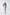Beige Backless Puff Sleeve Midi Dress - front view | ELAGIA