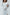 White Backless Puff Sleeve Midi Dress - close-up detail | ELAGIA