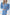 Sky-Blue Backless Puff Sleeve Midi Dress - close-up detail | ELAGIA