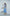 ELAGIA sky-blue backless puff-sleeve midi dress back view showing open back - 3 piece women's suit