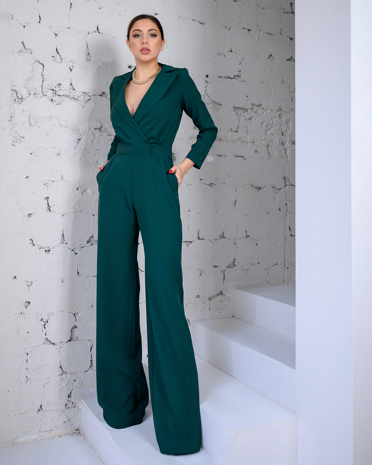 Emerald Bridal Jumpsuit – ELAGIA