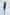 Blue Satin Slip Midi Dress - Front View | ELAGIA