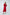 Red Puff Sleeve Midi Dress - side view | ELAGIA