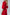 Red Puff Sleeve Midi Dress - back view | ELAGIA