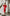 ELAGIA red puffed sleeve midi prom dress front view - vibrant formal dress with statement sleeves