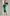 ELAGIA emerald midi dress back view showing purple business suit women inspired tailored silhouette and fit
