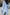 ELAGIA sky-blue shawl lapel suit jacket detail with shawl lapel - tailored 3 piece women's suit blazer