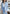 ELAGIA sky-blue shawl lapel suit trousers detail - matching purple business suit women pants component