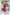 Fuchsia Puff Sleeve Wrap Dress - view 7 | ELAGIA