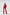 ELAGIA Red Slit Sleeve Suit 2-Piece front view - professional 3 piece women's suit with tailored blazer and pants