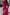 ELAGIA Fuchsia Satin Long Sleeve Maxi Dress - close-up of neckline and sleeve details in rich fuchsia satin fabric