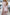 ELAGIA dusty pink puff sleeve wrap dress - front view of 3 piece women's suit style business dress