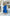 Blue V-neck Buttoned Puff-Sleeve Midi Dress - view 8 | ELAGIA
