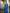 ELAGIA Blue Silk Belted Midi Dress back angle displaying purple business suit women tailored structure
