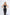ELAGIA black V-neck cocktail midi dress - waist detail view. 3 piece women's suit silhouette for purple business suit women.