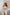ELAGIA pear-white puffed sleeve midi prom dress back view with detailed sleeve construction