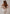 ELAGIA pear-white puffed sleeve midi prom dress styled on model, full front view