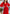 Red V-neck Buttoned Puff-Sleeve Midi Dress - close-up detail | ELAGIA