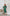 ELAGIA emerald puffed sleeve midi prom dress front view - 3 piece women's suit purple business suit women
