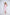 ELAGIA hot pink suit womens midi skirt and top set - back view displaying cut and drape