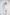 ELAGIA white satin 2-piece set worn by model walking - white suit for women in motion