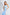 ELAGIA light blue suit women satin 2-piece set midi skirt hemline and silhouette detail