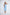 ELAGIA sky blue satin 2-piece set styled with accessories - light blue suit women professional outfit