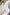 White V-neck Buttoned Puff-Sleeve Midi Dress - close-up detail | ELAGIA