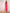 ELAGIA crimson one-shoulder maxi dress side profile - flowing red evening gown with asymmetric neckline
